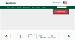 Desktop Screenshot of genotek.com